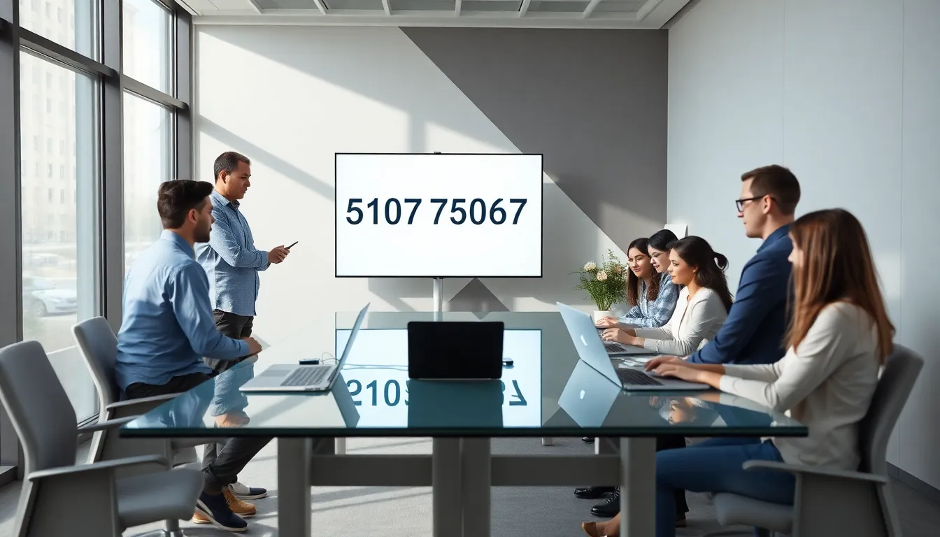 diverse team discussing product identification in a modern office.